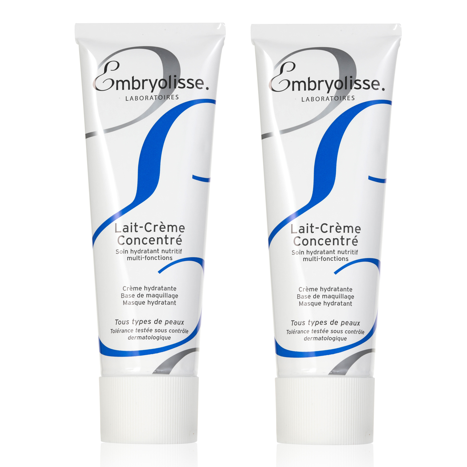 2PCS Embryolisse LaitCreme Concentre 75ml Multifunction Dry Skin